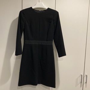 J. Crew Black Wool Dress